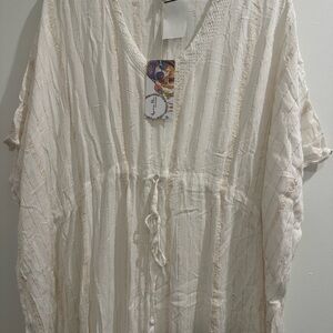 Chic White Boho Tunic